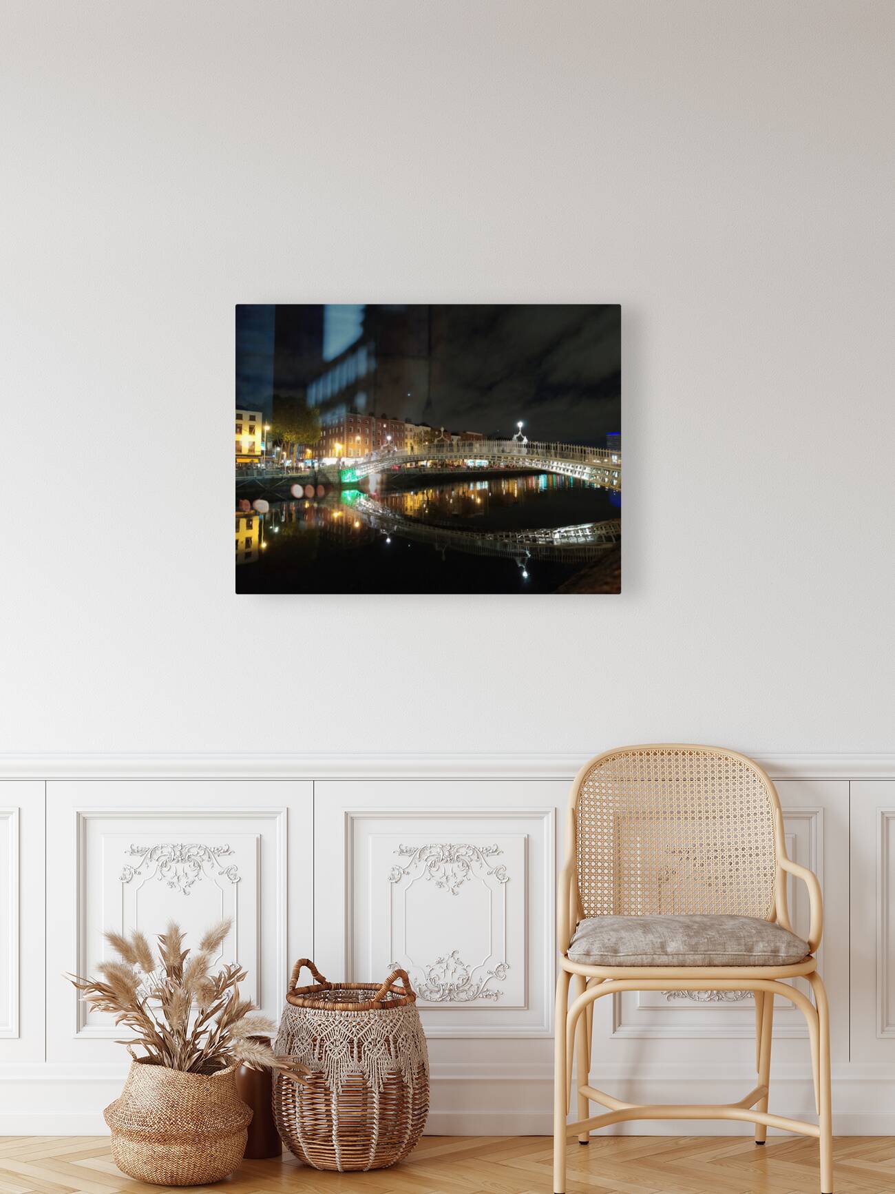 Dublin Dreams along River Quay 1C Reproduction