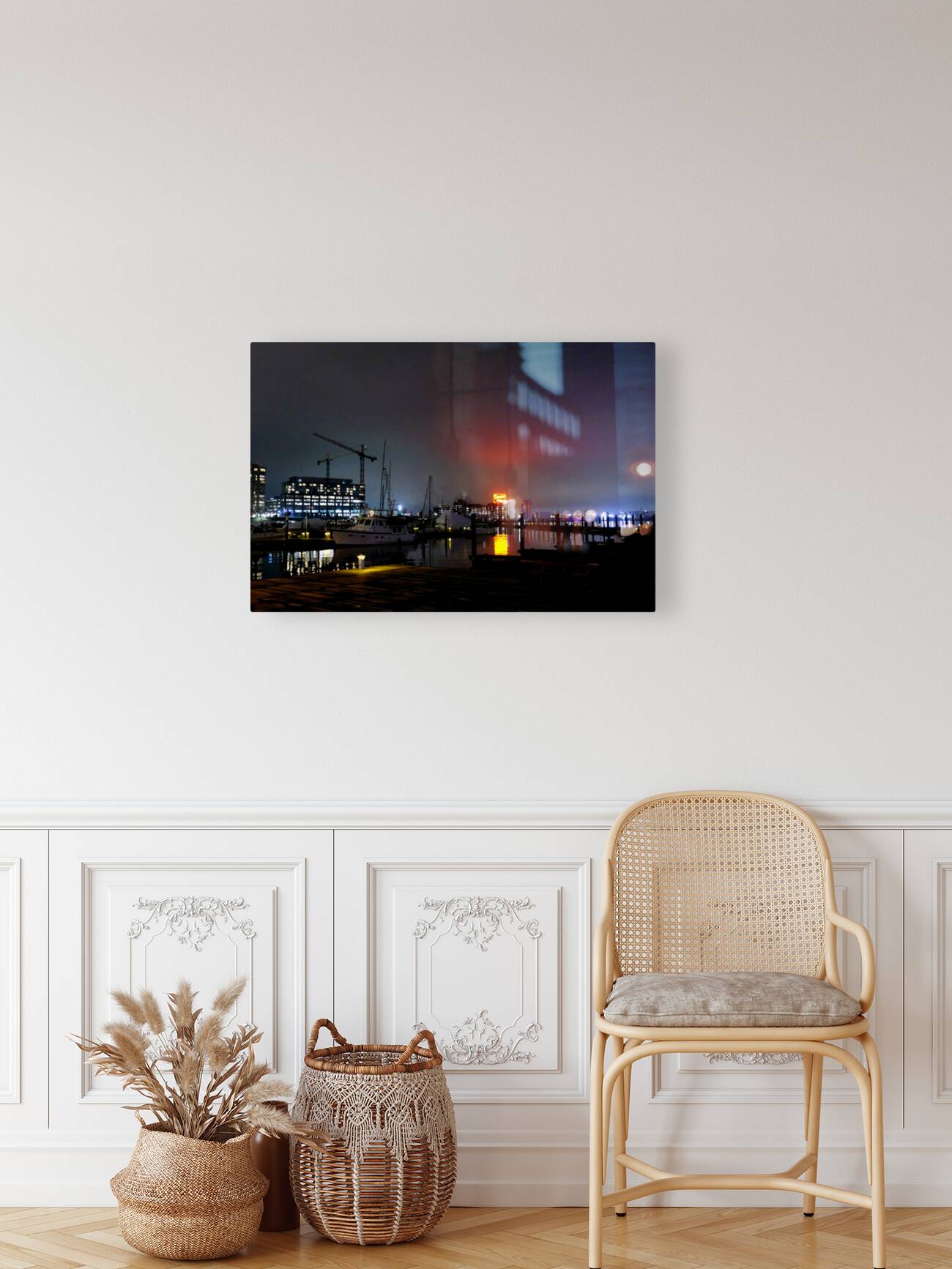 Beautiful Baltimore Harbor 3B Reproduction