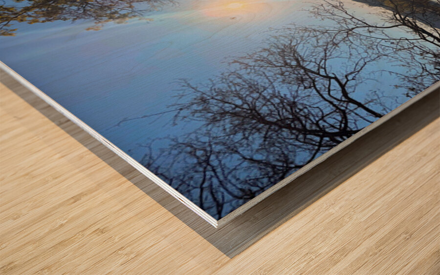 Reflections of La Crosse Wood print