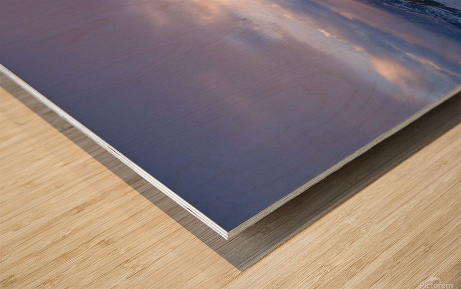 Heavenly Sunset in Eden 3 Wood print