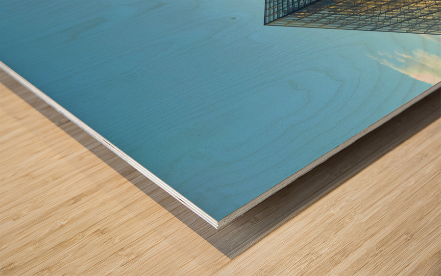 I Louvre Reflections 2 Wood print