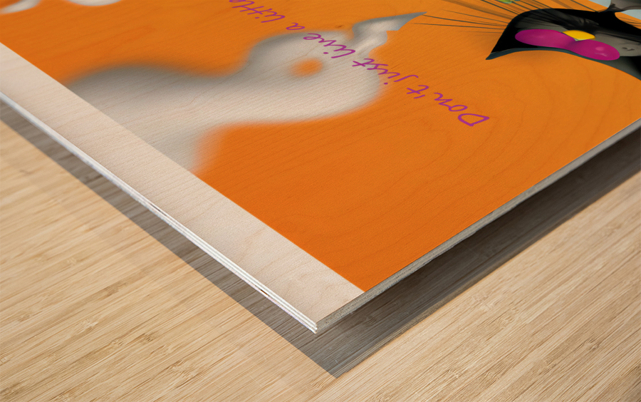 BadCatz Bar Fly 1A Wood print