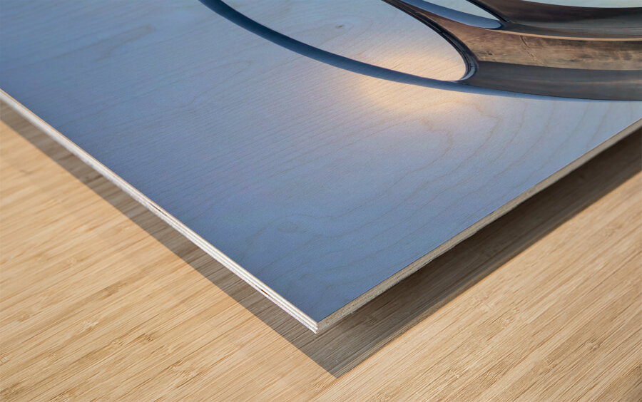 Celestial Mirror Wood print